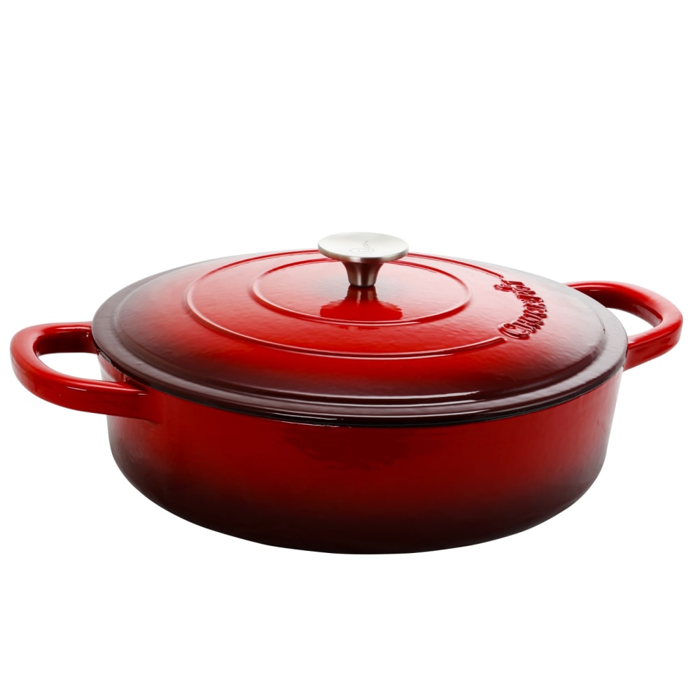 Crock-Pot® Artisan Enameled Cast Iron Round Braiser Pan
