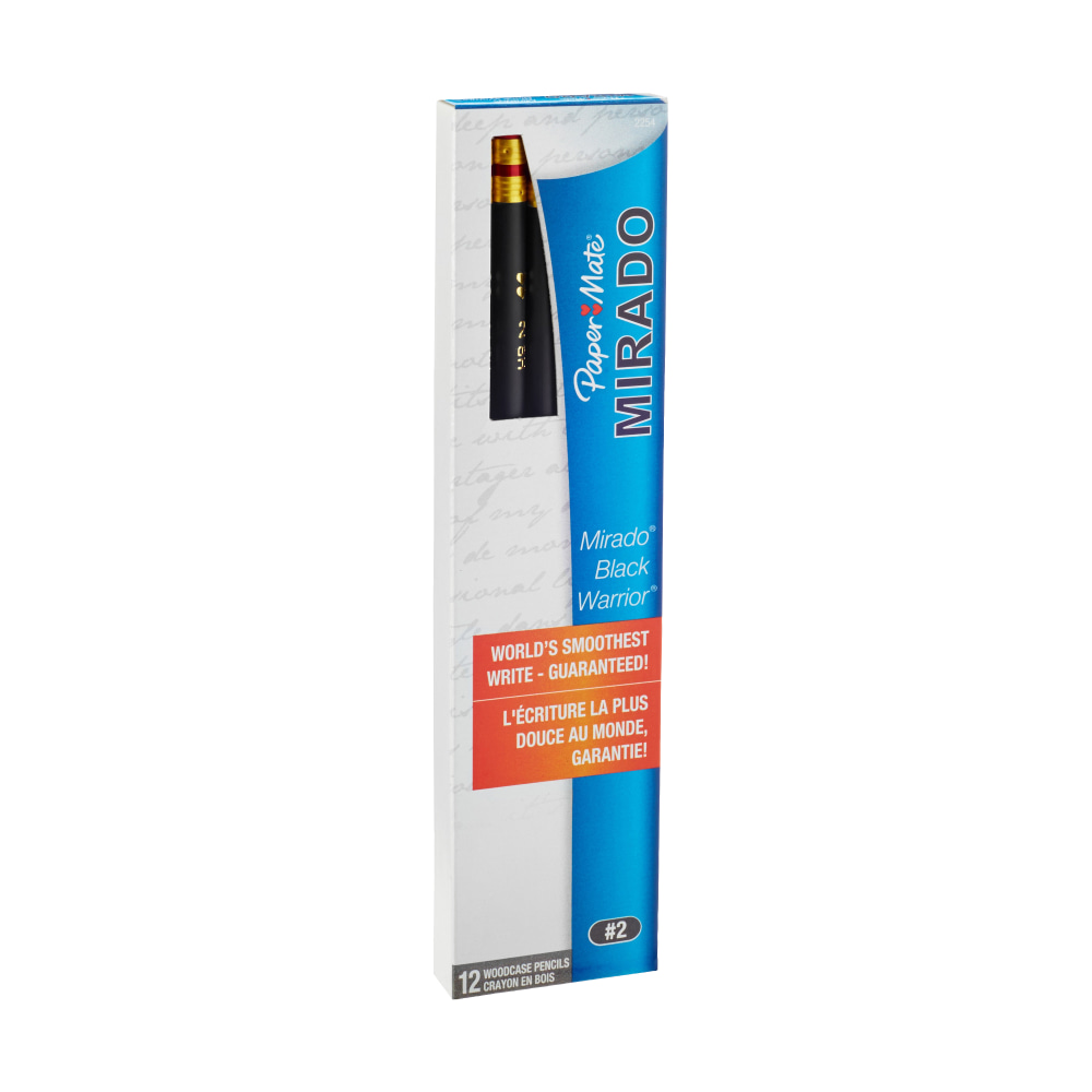 Paper Mate® Mirado® Black Warrior® Wood Pencils, Presharpened,