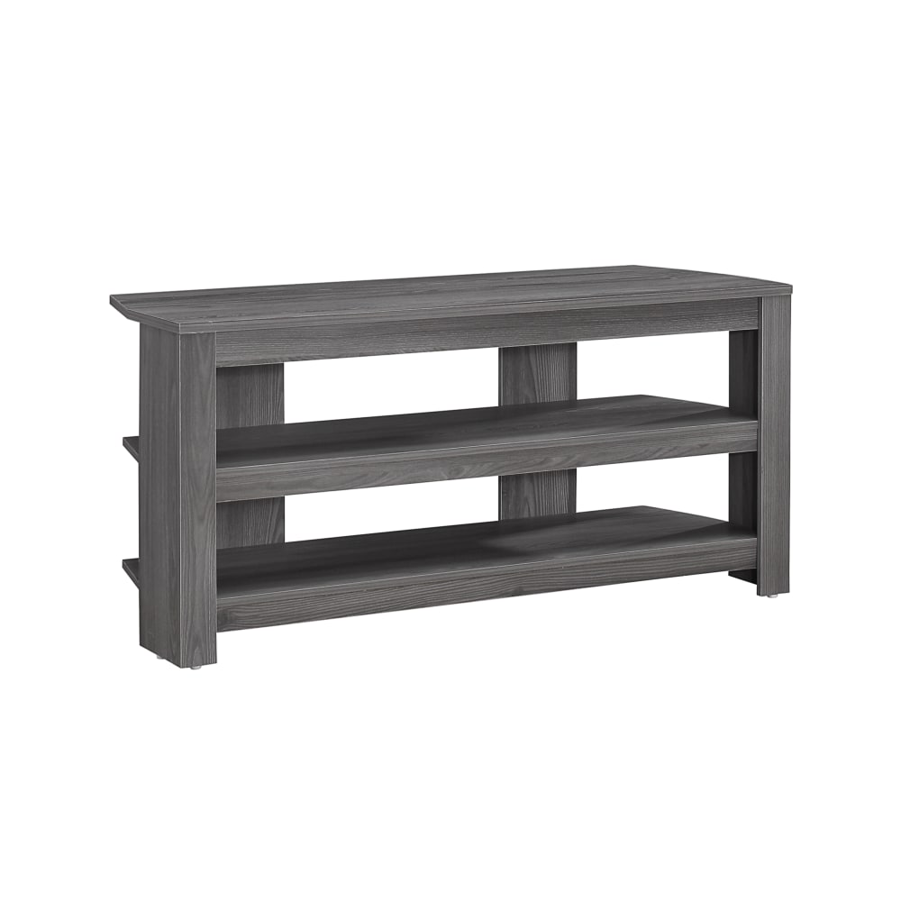 Monarch Specialties TV Stand, 3-Shelf, For Flat-Panel TVs
