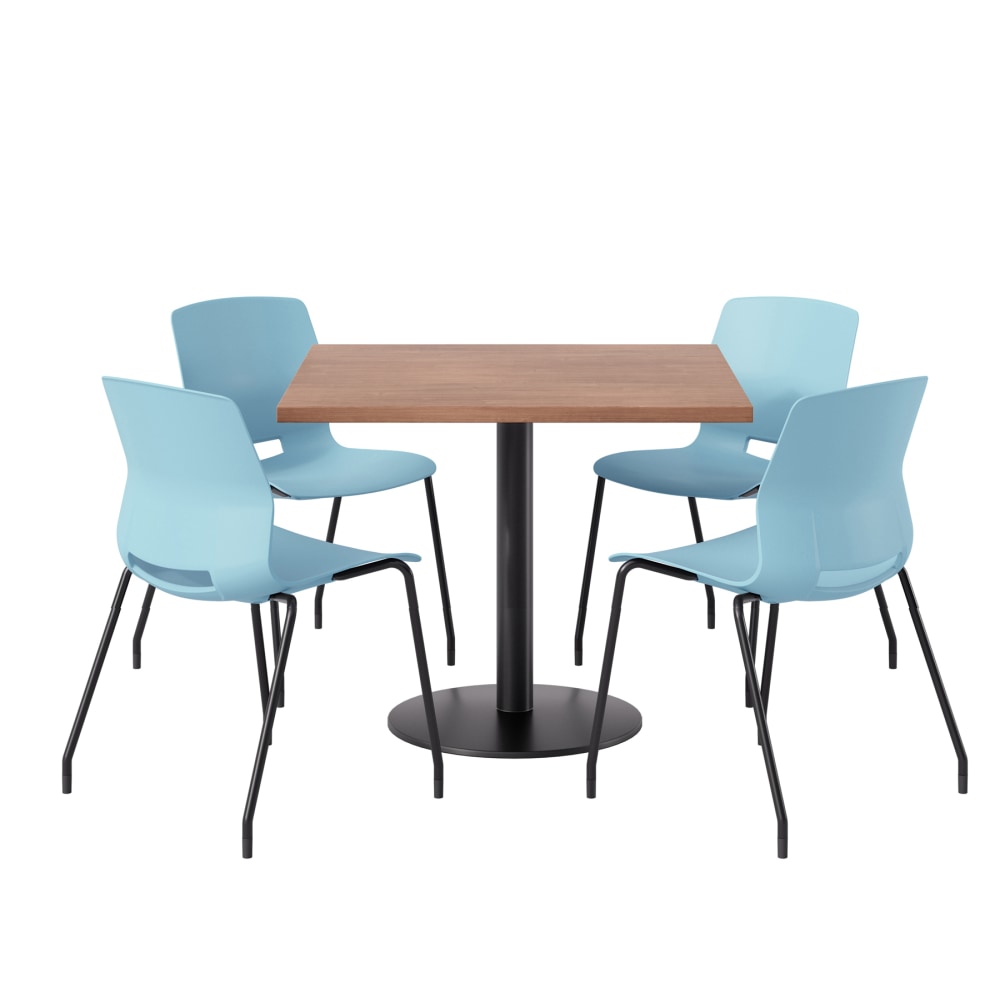 KFI Studios Proof Cafe Pedestal Table With Imme