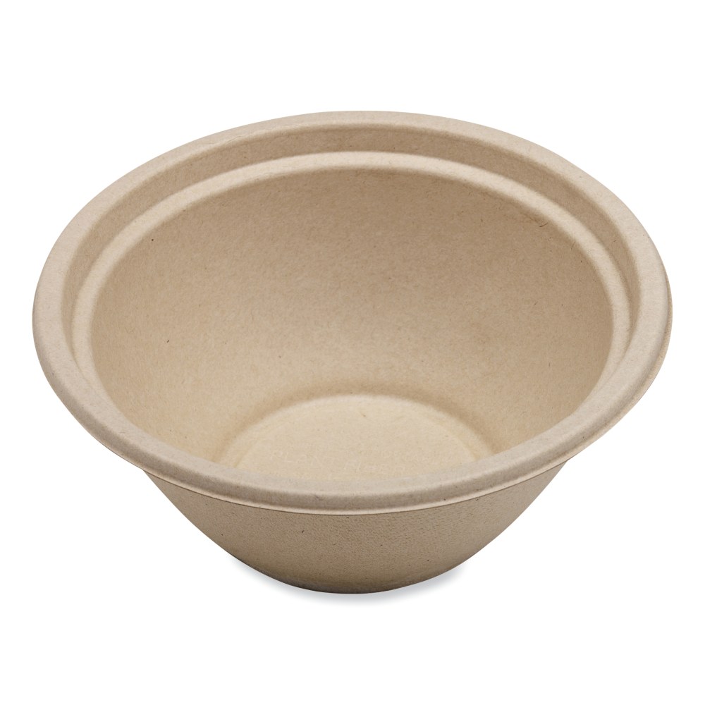World Centric® Fiber Bowls, 32 Oz, Natural Paper,