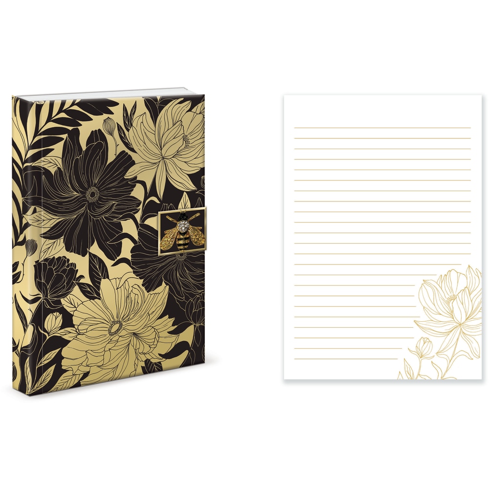 Punch Studio Hardcover Brooch Journal, 6" x 8-1/2",