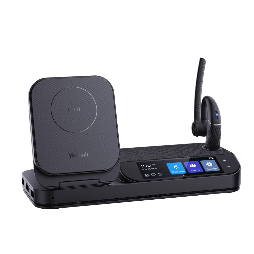 Yealink Teams Mono Bluetooth® Wireless Headset Workstation,
