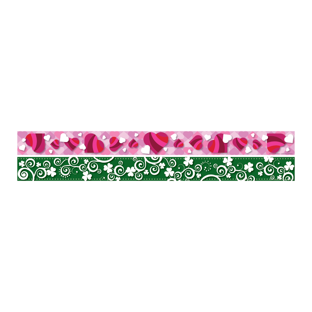 Barker Creek Double-Sided Straight-Edge Border Strips, 3" x