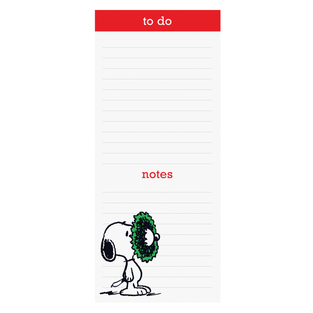 Graphique Holiday Magnetic Notepad With Pen, 4" x