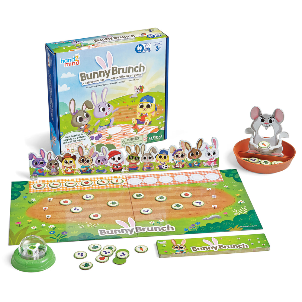 Hand2Mind Bunny Brunch Game, Pre-K - K