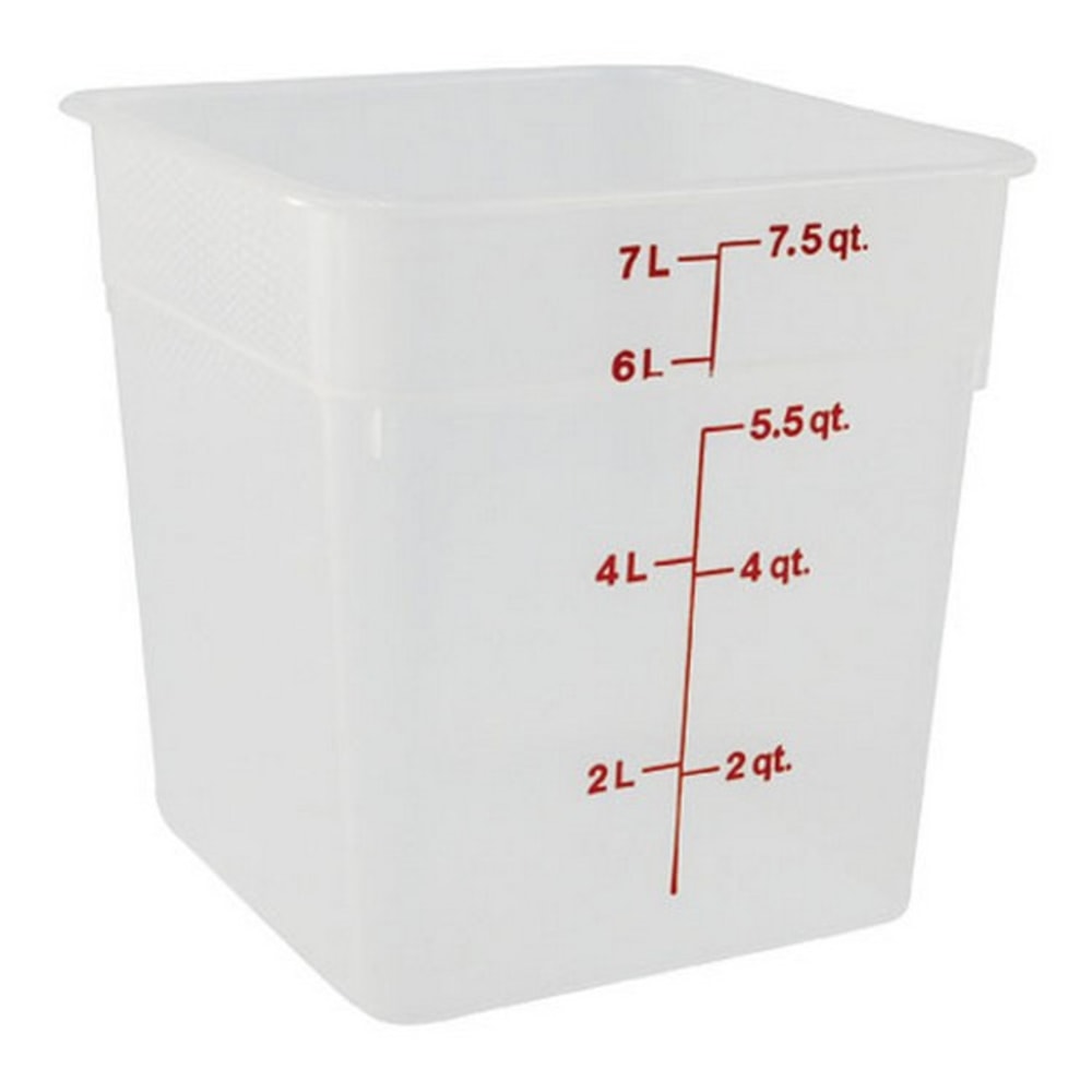 Cambro CamSquare Food Storage Container, 8 Quart, 9"