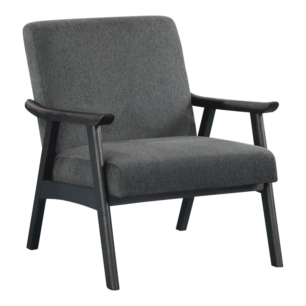 Office Star Weldon Accent Armchair, Charcoal