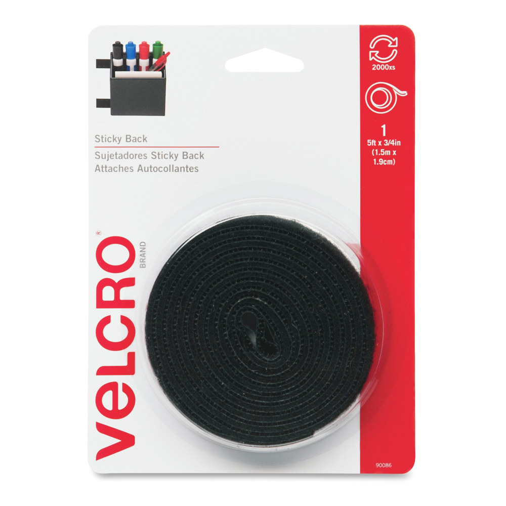 VELCRO® Brand STICKY BACK® Tape Roll, 3/4" x