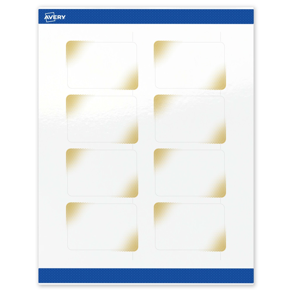Avery® Printable Labels With Sure Feed® Technology, S00-EWC,