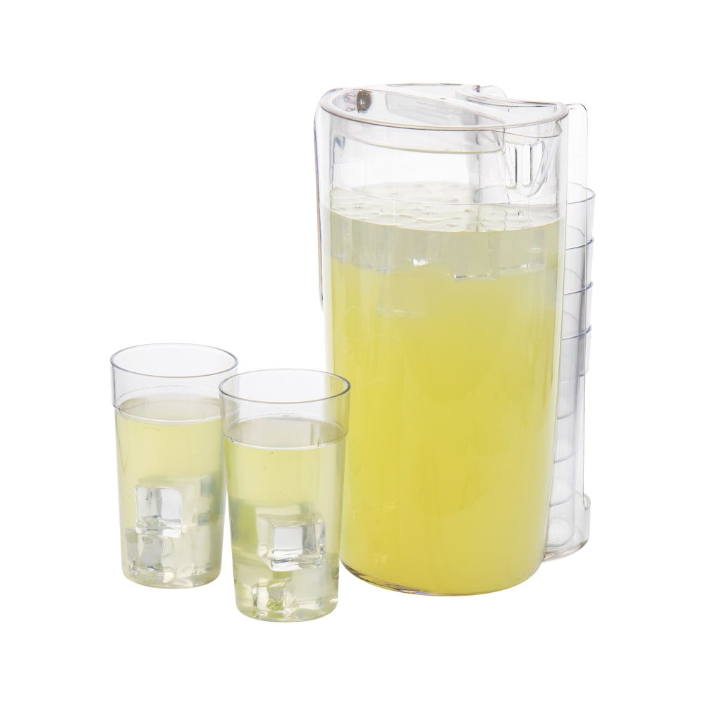 Mind Reader Pitcher And Cup Set, 10-1/2"H x