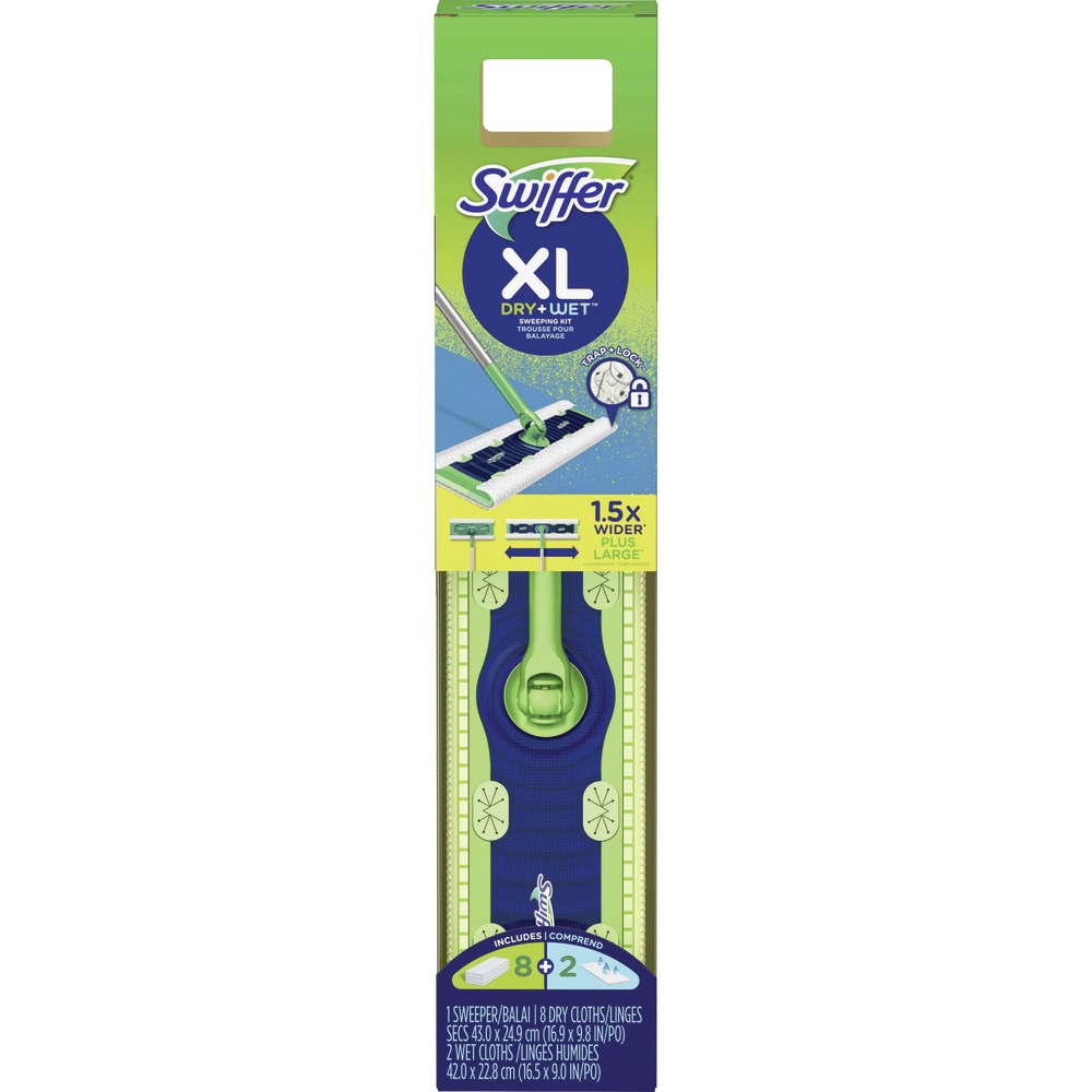 Swiffer® Sweeper Dry/Wet XL Sweeping Kit, White