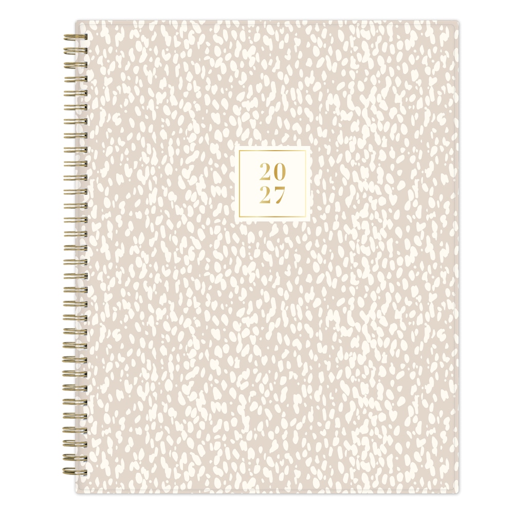 2027 Blue Sky Dalmatia Tan Weekly/Monthly Planning Calendar,