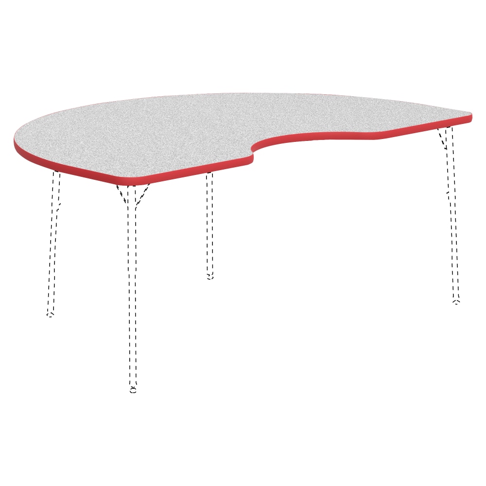 Lorell® Classroom Kidney-Shaped Activity Table Top, 72"W x