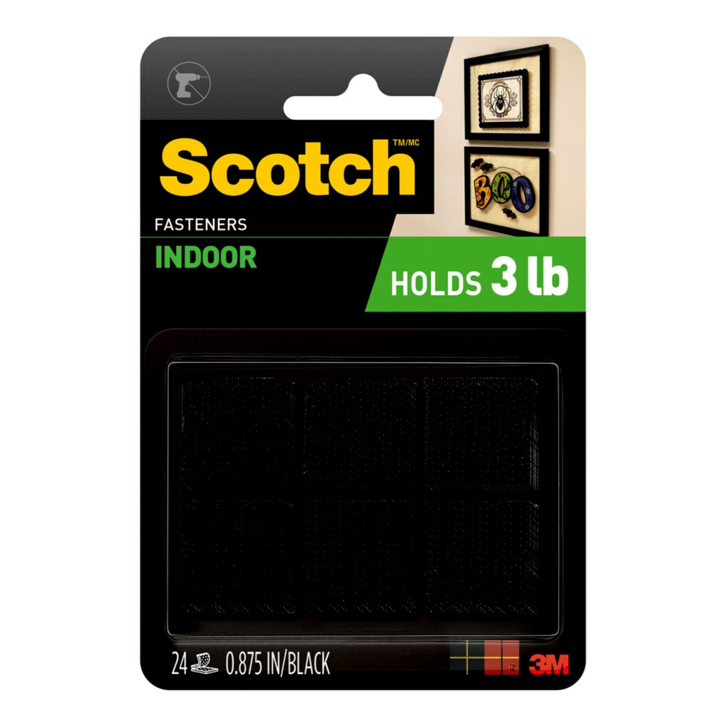 Scotch™ Indoor Fasteners , 7/8 in x 7/8
