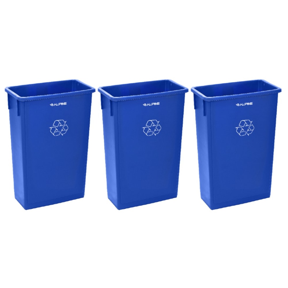 Alpine Industries Indoor Trash Container Recycling Bins, 23