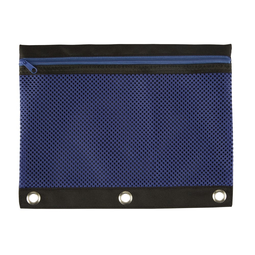 Office Depot® Brand 3-Ring Mesh Pencil Pouch, 8"