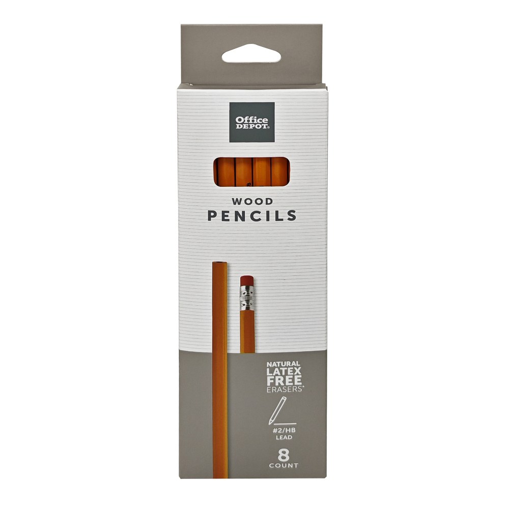 Office Depot® Brand Wood Pencils, #2 Lead, Medium,