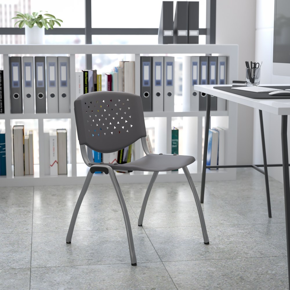 Flash Furniture HERCULES Series Plastic Stack Chair With