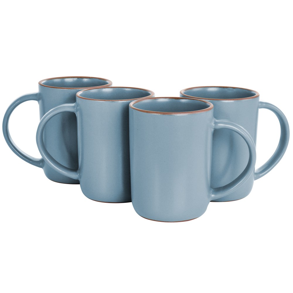 Gibson Elite Dumont 4-Piece Terracotta Mug Set, 17