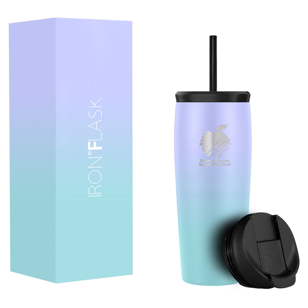 Custom Iron Flask Nomad Tumbler, Gradient Colors, 20