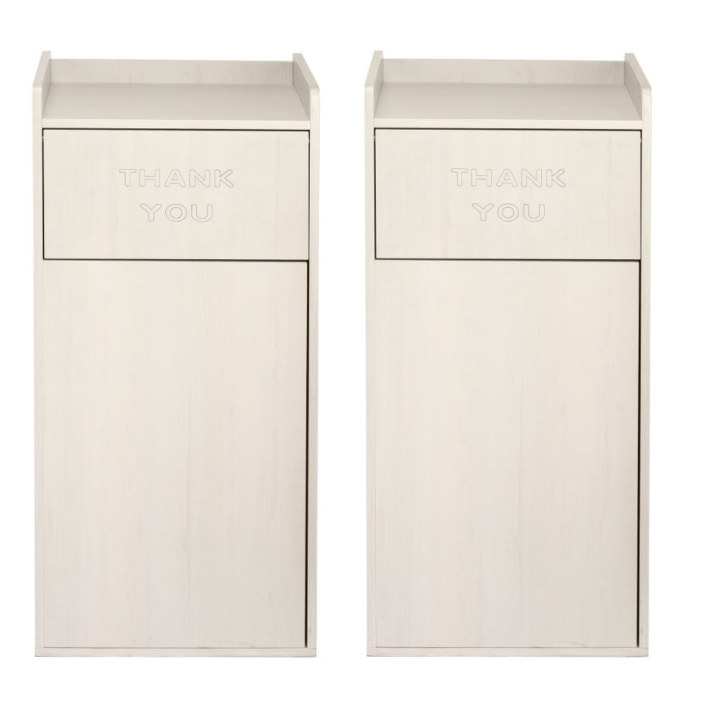 Alpine Industries Wood Commercial Tray Top Waste Enclosure