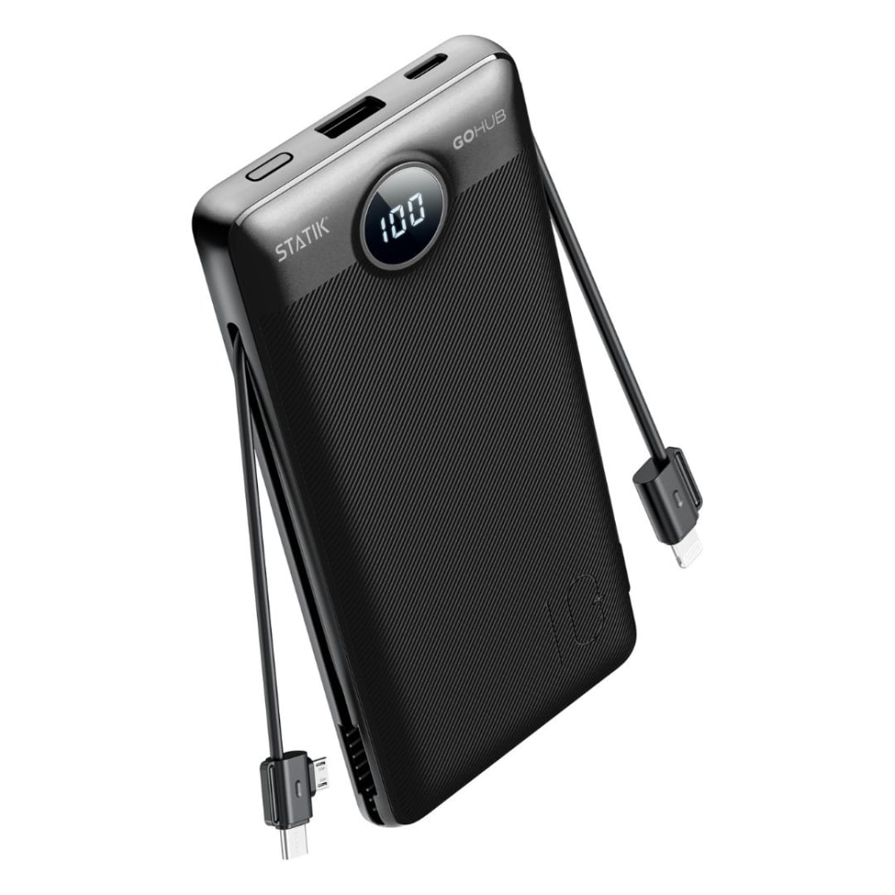 STATIK GoHub Power Bank, Black, PUP 0507 BLK