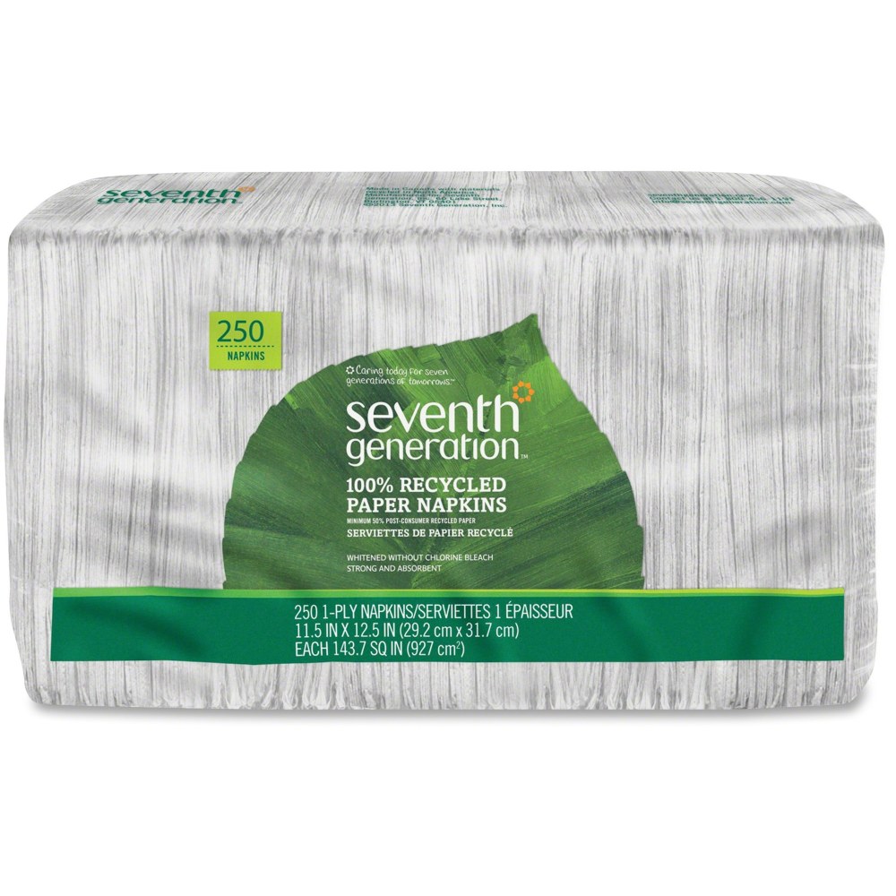 Seventh Generation 100% Recycled Paper Napkins - 1