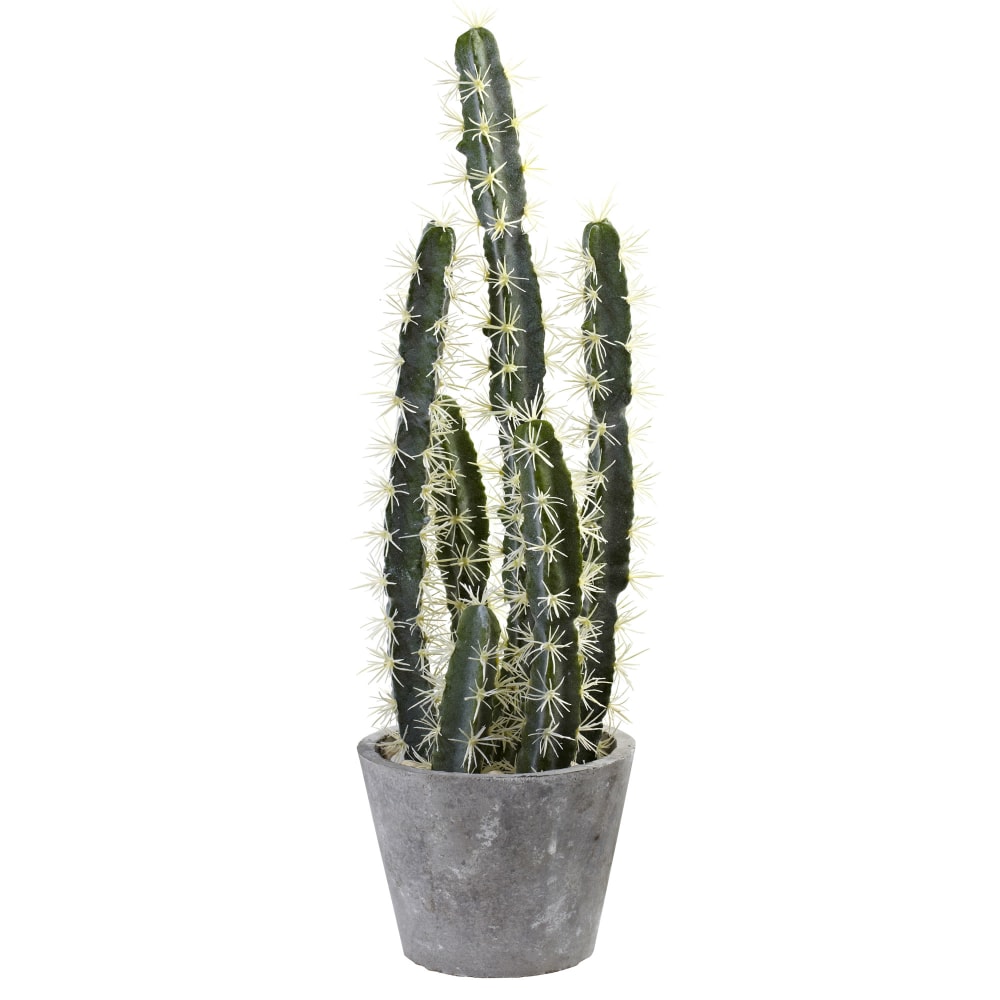 Nearly Natural Cactus 27-1/2”H Plastic Plant Decorative Garden