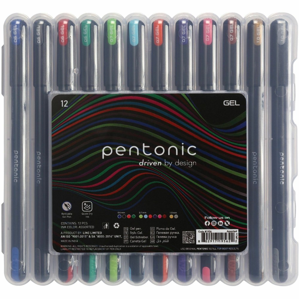 Pentonic Gel Pens - 1 mm Pen Point