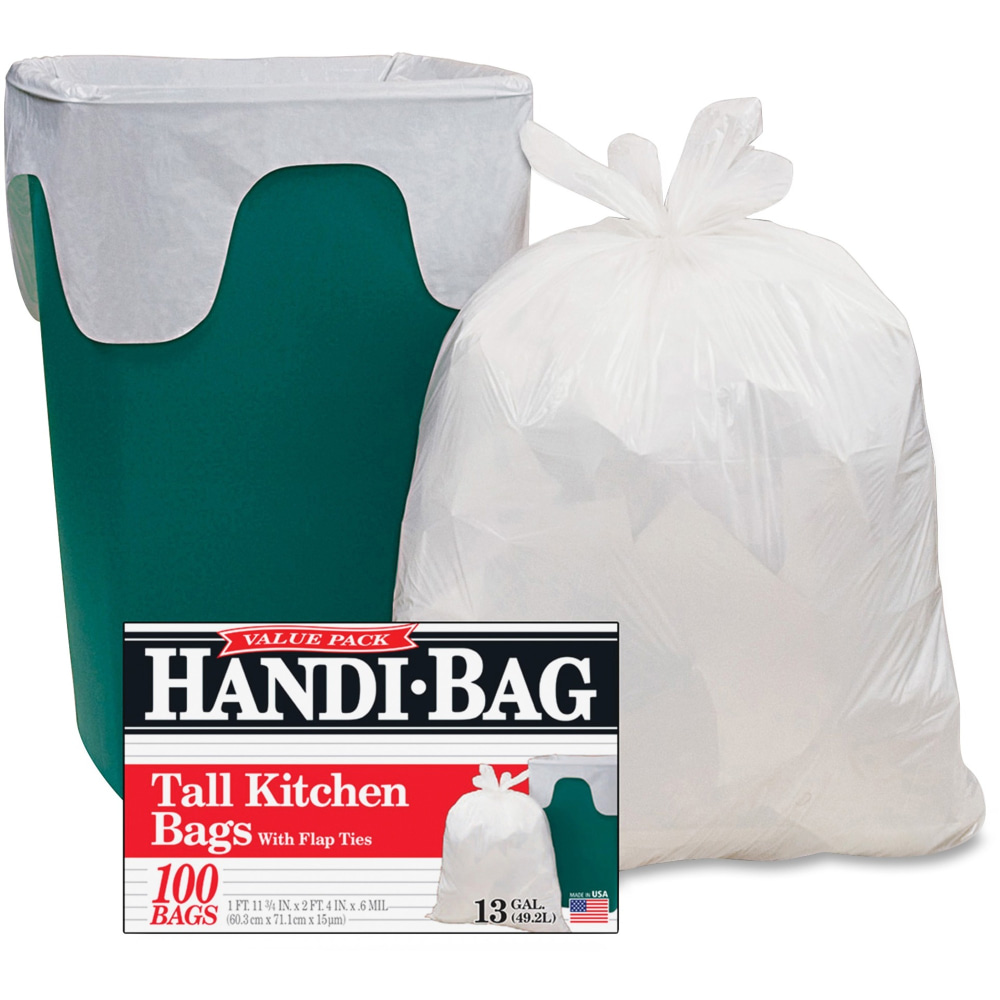 Berry Handi-Bag Flap Tie Tall Kitchen Bags -