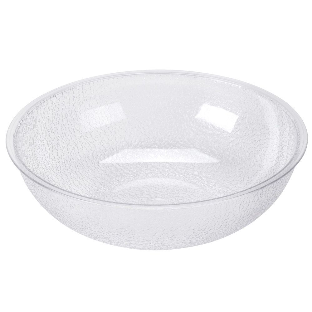 Cambro Round Serving/Salad Bowls, 11.2-Quart, Clear, Pack Of