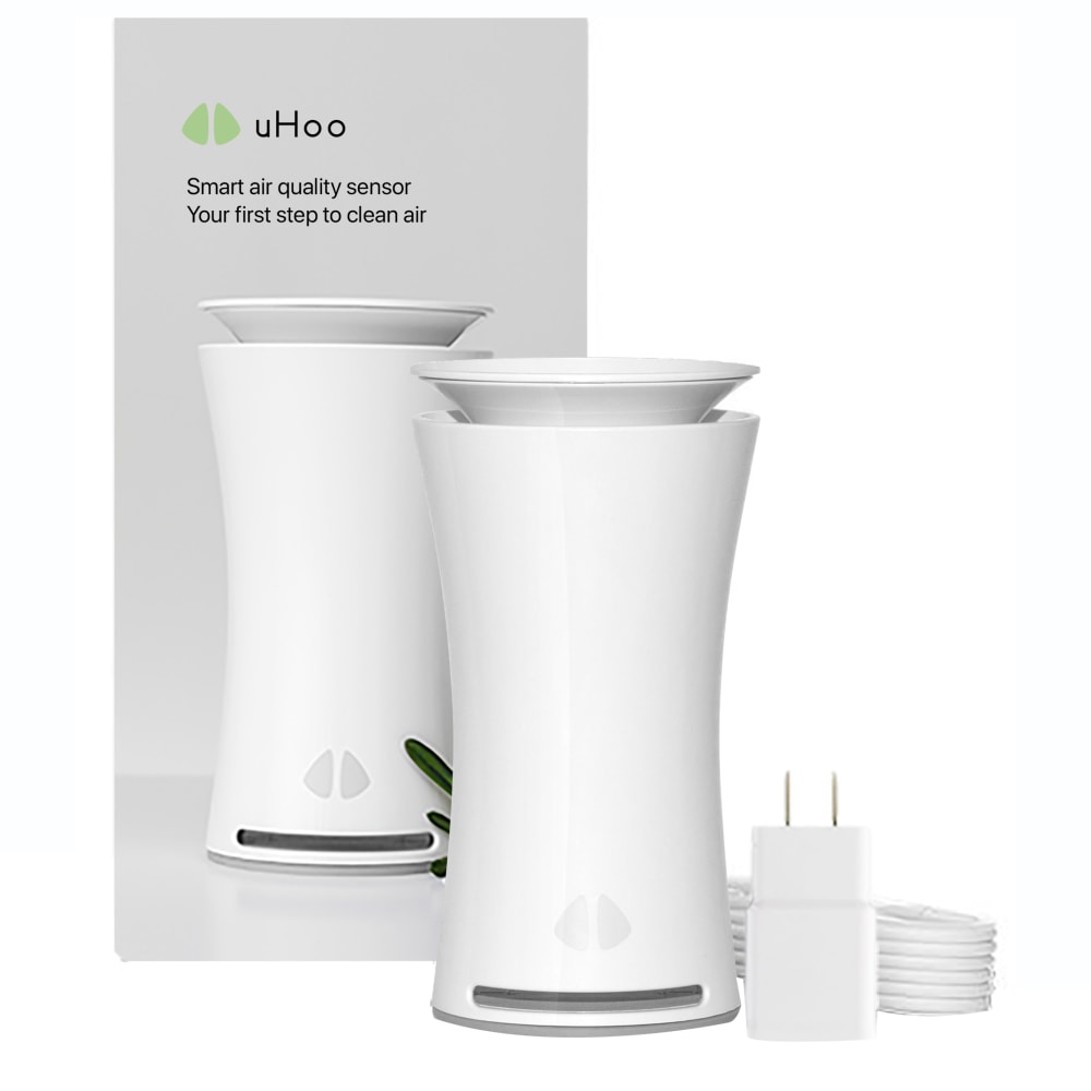 uHoo Smart Indoor Air Quality Sensor, White, UHO001800F001
