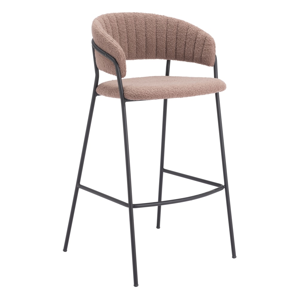 Zuo Josephine Barstools, Brown, Set Of 2 Barstools