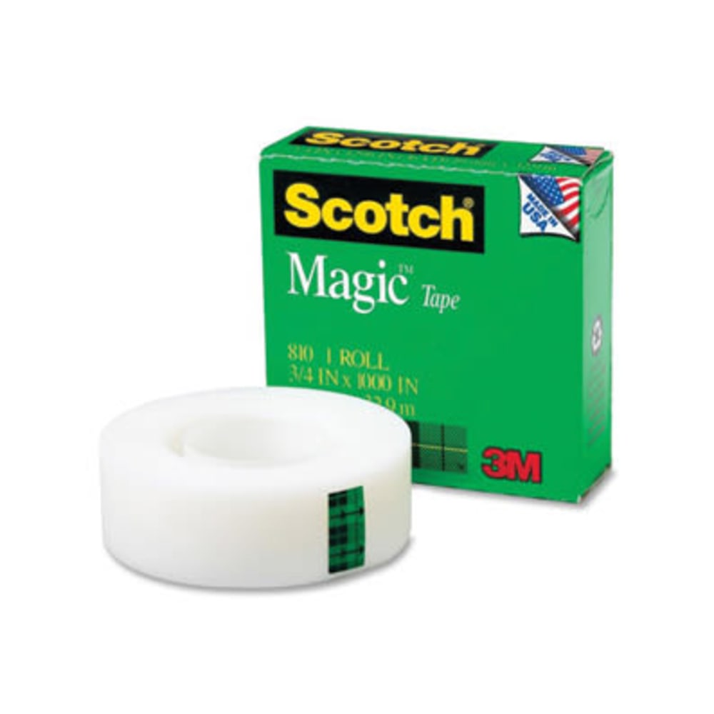 Scotch® Magic™ Tape, 0.75" x 83.33&#x27;, Clear
