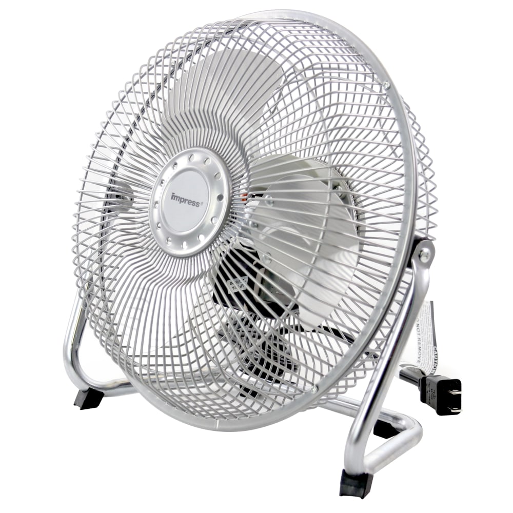 Impress High Velocity Fan, 9", Silver
