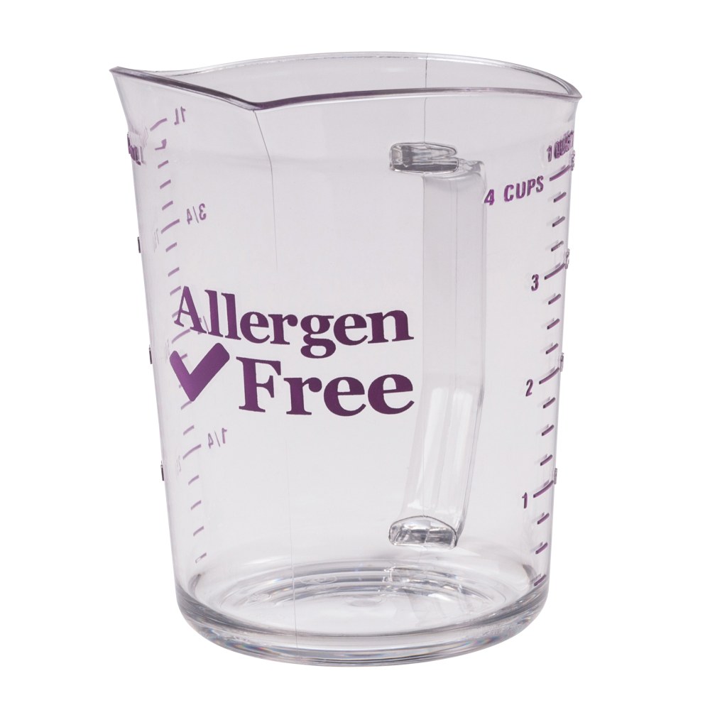 Cambro Camwear Measuring Cups, 32 Oz, Allergen-Free Purple,