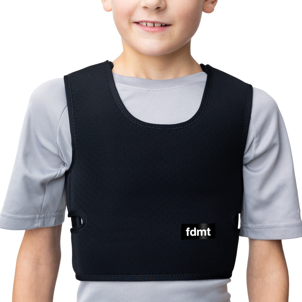 FDMT Deep Pressure Vest, Medium, Black, Grades 5