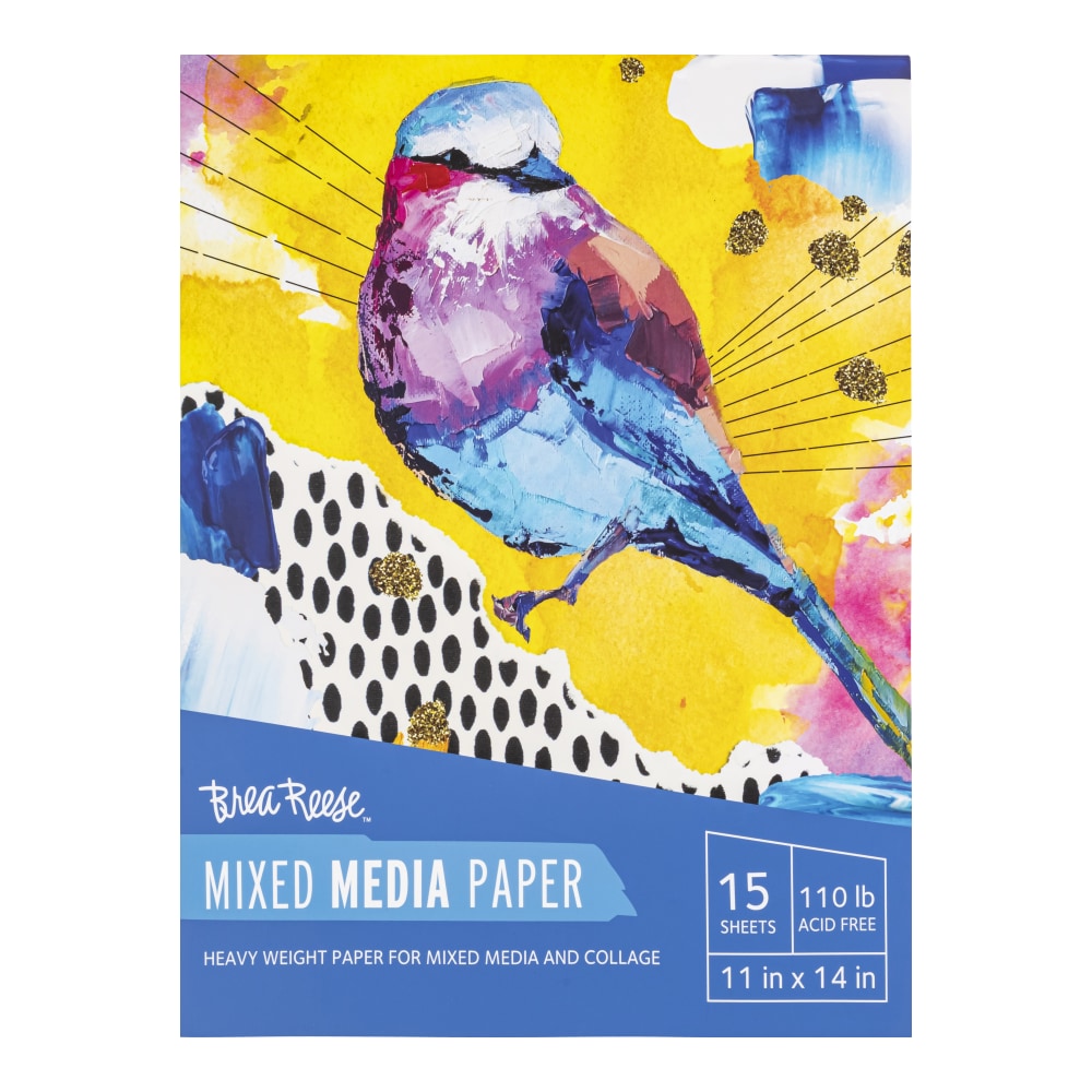 Brea Reese Mixed Media Paper Pad, 11" x
