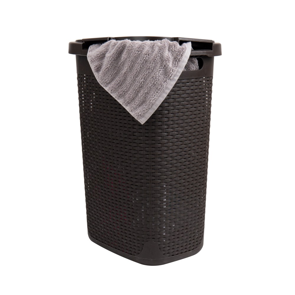 Mind Reader 60L Slim Laundry Hamper Clothes Basket