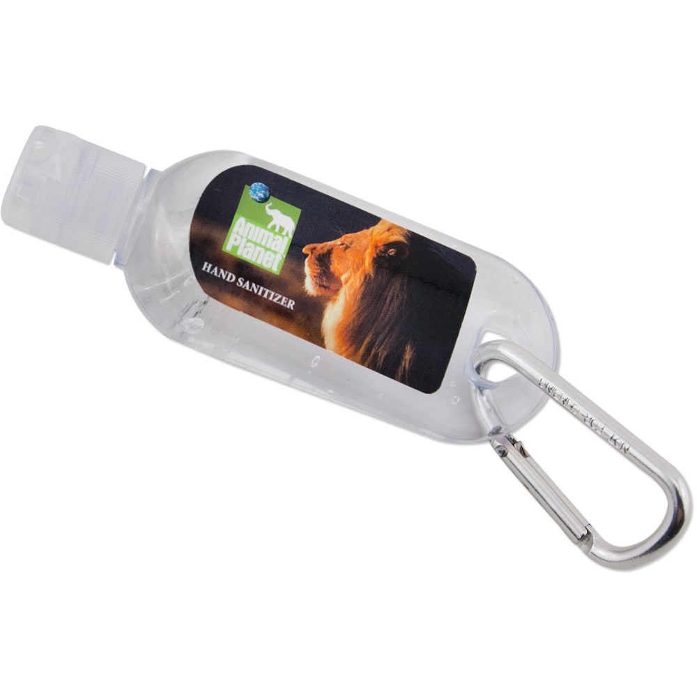 Custom Antibacterial Gel Hand Sanitizer With Carabiner, Fragrance