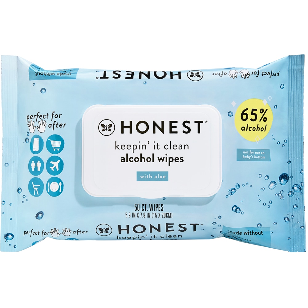 The Honest Company Sanitizing Wipes, Unscented, Case Of