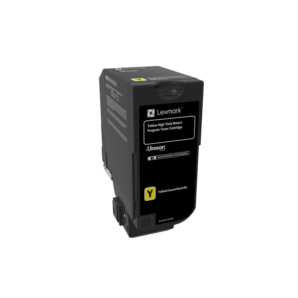 Lexmark™ 84C1HY0 Yellow High Yield Return Program Toner