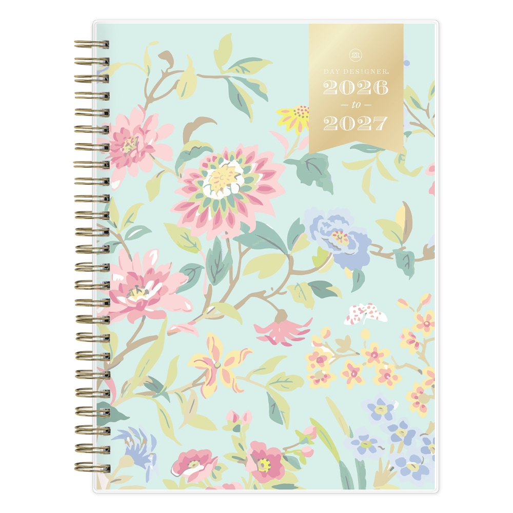 Planner Notes DD Climbing Floral Mint 5.875x8.625 AY26–27