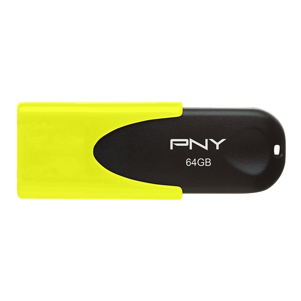 PNY Attaché 4 USB 2.0 Flash Drive, 64GB,