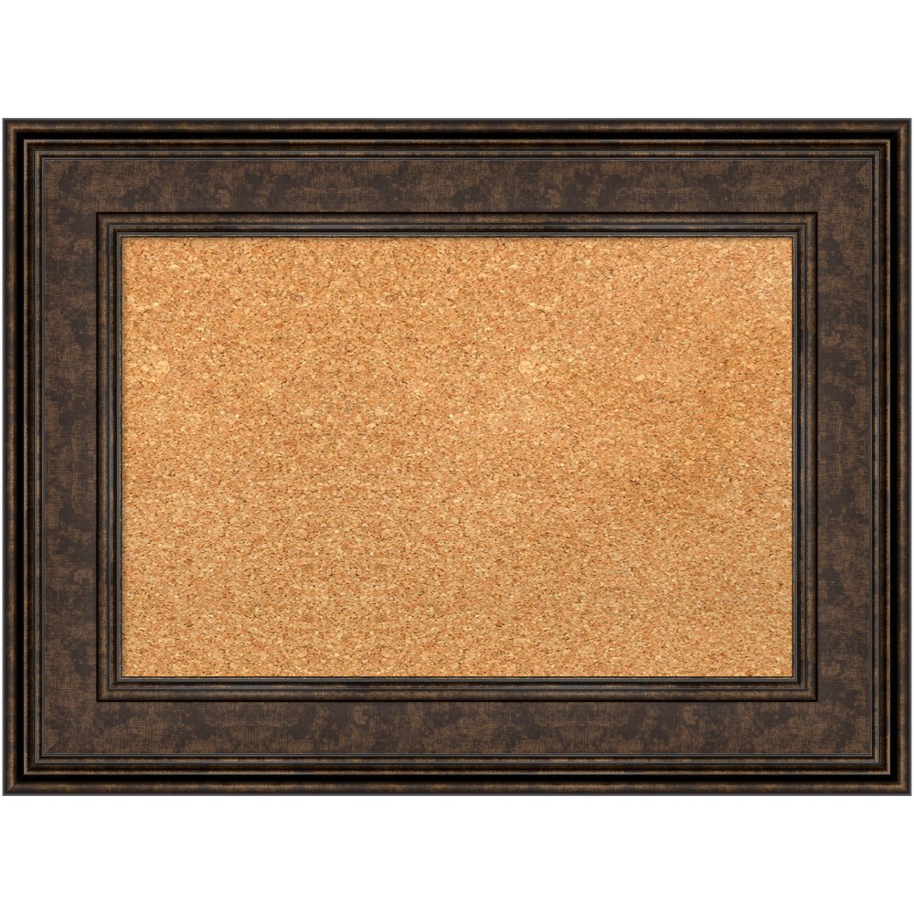 Amanti Art Non-Magnetic Cork Bulletin Board, 24" x
