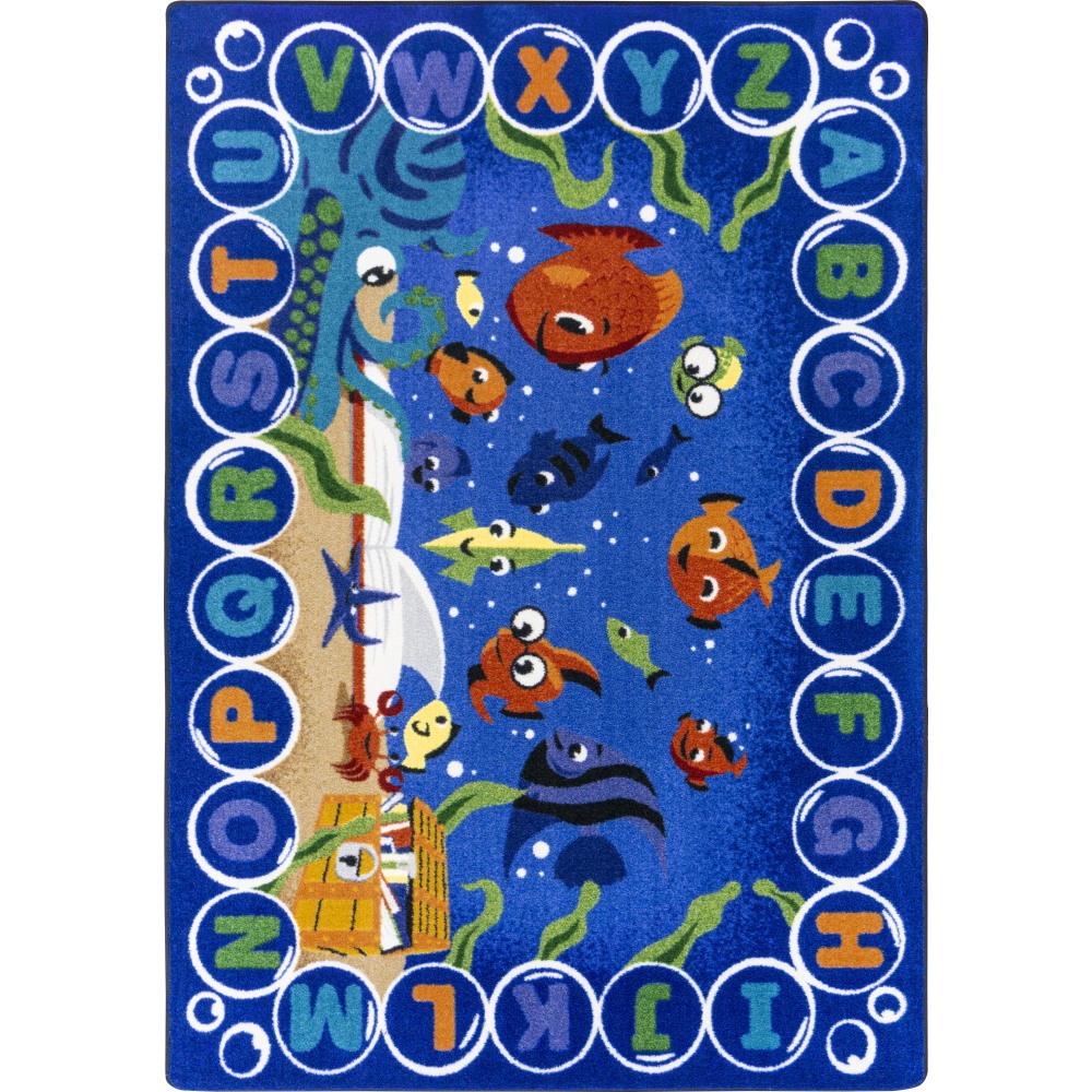 Joy Carpets® Kids&#x27; Essentials Rectangle Area Rug, Underwater