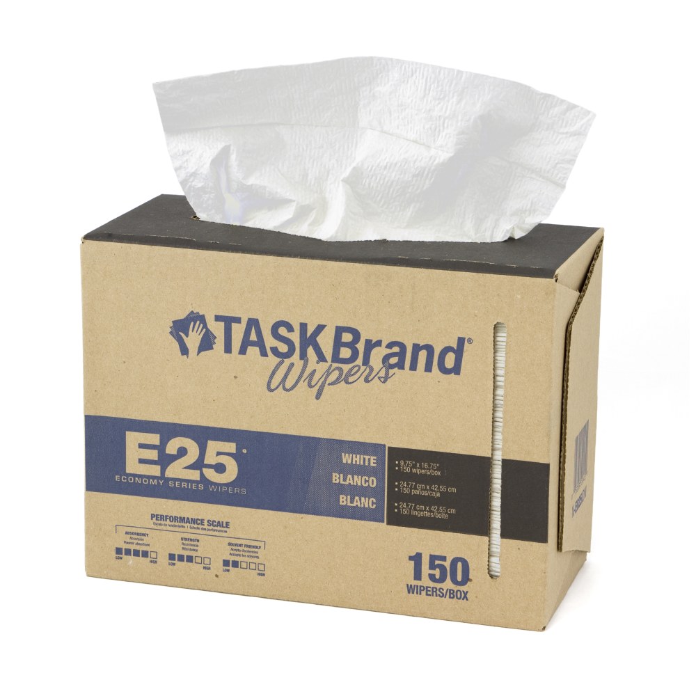 Hospeco TaskBrand E25 Scrim Reinforced Wipers, 16-13/16”H x
