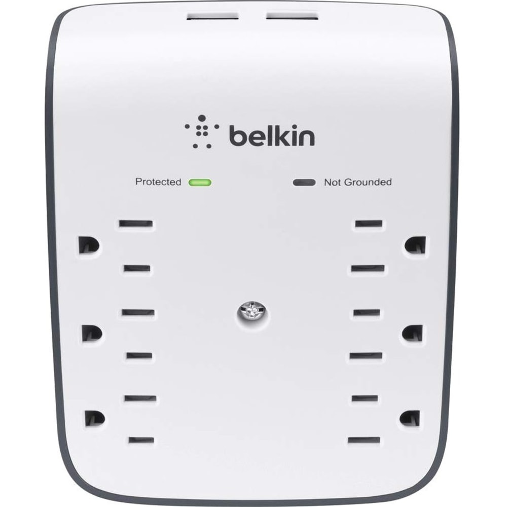 Belkin 6 Outlet Surge Protector w/ 2 USB