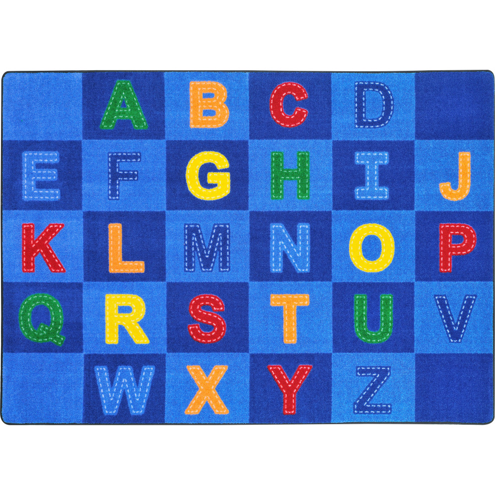 Joy Carpets® Kids&#x27; Essentials Rectangle Area Rug, Patchwork